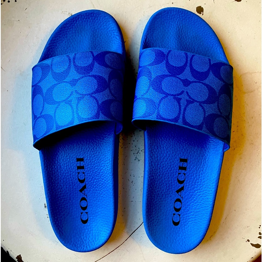 Coach Udele rubber slides